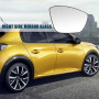 Verre de Rétroviseur Compatible avec Citroen C3 MK3 2016-2021 Peugeot 208/308/2008 2013-2019 Glace De Rétroviseur Chauffant (Dro
