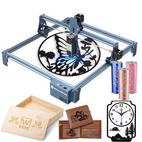 SCULPFUN S9 Graveur Laser 90W Machine a Graver Laser, Mise au Point Précise Decoupe Laser Metal, Gravure Laser Bois Zone de 4...