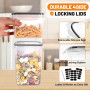 JOTOL Boîte de Rangement Cuisine,Boite Rangement Cuisine Lot de 24,Boîte Hermetiques Alimentaires en Plastique,Boîte de Conserva