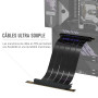 EZDIY-FAB PCIE Gen 4 16x câble de Montage Haute Vitesse extrêmement Flexible PCI Express 4.0 Ports Carte d'extension GPU connect