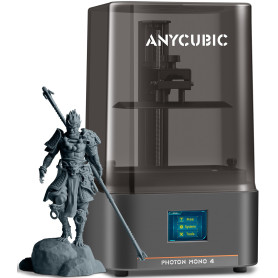 ANYCUBIC Photon Mono 4 Imprimante 3D Résine, Imprimante Résine 7'' 10K Mono LCD avec Matrice LighTurbo et Plateforme d'impressio