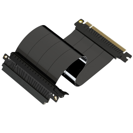 LINKUP - AVA5 Câble Riser PCIE 5.0 | Prêt pour RTX5090 RX9070 GPU | Vitesse x16 128Go/s | Compatible avec PCIe 4.0 | Conçu pour 