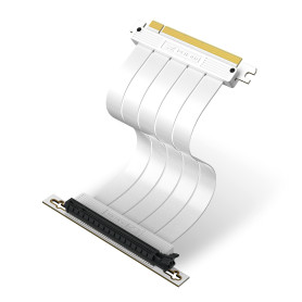 EZDIY-FAB PCIE Gen 4 16x Extreme Flexible,Câble Riser Haute Vitesse PCI Express 4.0 Port GPU Extension Card-Connecteur à Angle D