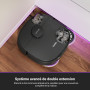 EUREKA J15 Max Ultra Robot Aspirateur Laveur avec Serpillière et Brosse Latérale Extensible, Aspiration 22000Pa, Station Auto...