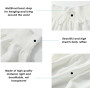 Adigaber 2 en 1 Jupon Femme Long Taille Haute Longue Maxi Jupe Bohême Tour de Taille Elastique Jupe Maxi Décontractée Vacances L