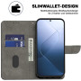 BOLELAW Étui pour Samsung Galaxy A16, avec fermeture magnétique, fonction support, emplacements pour cartes, en cuir synthétique