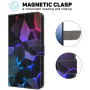 BOLELAW Étui pour Samsung Galaxy A16, avec fermeture magnétique, fonction support, emplacements pour cartes, en cuir synthétique