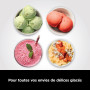 Ninja CREAMi Sorbetière & Fabrique à Desserts Glacés 3 Pots, 7 Programmes, Crème glacée, Glace italienne, Sorbets, Smoothie Bowl