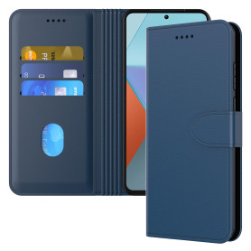 Aiziki Coque pour Xiaomi Redmi Note 13 Pro 5G, Etui Protection Housse Premium en Cuir PU, [Pochette de Portefeuille] [Fermeture 