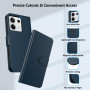 Aiziki Coque pour Xiaomi Redmi Note 13 Pro 5G, Etui Protection Housse Premium en Cuir PU, [Pochette de Portefeuille] [Fermeture 