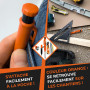 THORVALD Crayon Chantier PRO EXTENSIBLE (+ 7 MINE Multi-Supports + Taille Mine + Grip Easy-write) Porte Mine pour Menuisier, Bri