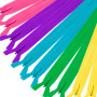 MARARDI [Pack 20] Fermetures Éclair à Glissière Invisibles [Multicolore 2] Nylon [60 cm] Couture de Vêtements Sacs Ruban Tissu e