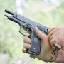 Beretta M92 FS Noir HME Culasse Métal Spring 0.5J Adulte Unisexe, Taille Unique