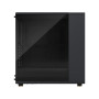 Fractal Design North Charcoal Black Tempered Glass Dark - Façade en Bois de Noyer – Panneau latéral en Verre – Deux Ventilateurs