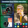 Montre Connectée Homme, 1.39" HD Militaire Smartwatch avec Appel Bluetooth, Smart Watch Homme avec 110+ Modes Sportifs/Cardiofre
