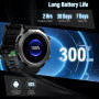 Montre Connectée Homme, 1.39" HD Militaire Smartwatch avec Appel Bluetooth, Smart Watch Homme avec 110+ Modes Sportifs/Cardiofre