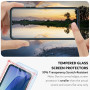TesRank Coque pour Xiaomi Redmi 14C / Poco C75 Coque + Lot de 2 Verre Trempé, [Fibre de Carbone] Housse Souple Flexible en Premi