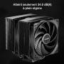 be quiet! Pure Rock Pro 3 Black ventirad radiateur, très haute performance de refroidissement, 6 caloducs noirs 6 mm haute perfo