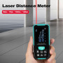 Geevorks Télémètre Laser 120M Metre Laser, Précision ±2mm, LCD Rétro-éclairé 2.4'' Mesures Pythagoras/Distance/Surface/Volume, 3