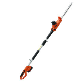 VEVOR Taille-Haie à Batterie 20 V sans Fil Lame en Acier Double Tranchant 45,7 cm Perche Télescopique 188-239 Coupe Haie Branche