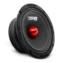 DS18 Pro-GM6.4B Haut-Parleur de Milieu de Gamme de 16,5 cm en Aluminium Rouge, 480 W Max, 4 Ohms, Kapton VC Haut-parleurs de Por