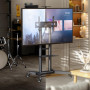 ONKRON Support TV roulettes pour 32-75 Pouces TV, Meuble TV Poids de 50 kg - Pied TV avec VESA 200x200 - VESA 600x400/Ecran Mobi