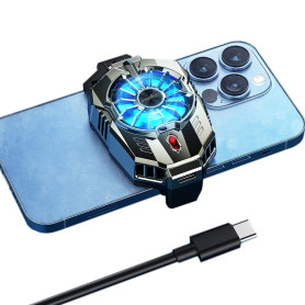 TRILINK Refroidisseur de téléphone pour le jeu, ventilateur universel de refroidissement de téléphone avec deux modes, radiateur