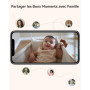 Imou 2K(3MP) Caméra Surveillance WiFi Intérieure Caméra 360° Connectée Smartphone avec Détection Humaine AI Suivi Intelligent Si