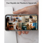 Imou 2K(3MP) Caméra Surveillance WiFi Intérieure Caméra 360° Connectée Smartphone avec Détection Humaine AI Suivi Intelligent Si