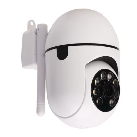 Caméra de sécurité sans Fil, Caméra de Surveillance WiFi 1080 HD, Vision Nocturne, Conversation Bidirectionnelle, Détection de M