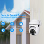 Caméra de sécurité sans Fil, Caméra de Surveillance WiFi 1080 HD, Vision Nocturne, Conversation Bidirectionnelle, Détection de M
