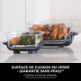 Ninja CRISPi Friteuse sans huile portable, 3,8L, 4-en-1 : Frire sans huile, Rôtir, Garder au chaud, Recroustiller, Design compac