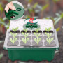 Fuuner Bac à semis,Lot de 6 plateaux de germination à 12 cellules Serre Interieur Plateaux de Culture,Serre Intérieure Pépinière