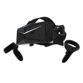 Pimax Crystal Light Prime Vision Casque VR pour PC, Résolution 8K, 2 Manettes, Compatible avec Les Jeux SteamVR