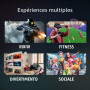 Pimax Crystal Light Prime Vision Casque VR pour PC, Résolution 8K, 2 Manettes, Compatible avec Les Jeux SteamVR