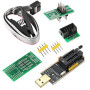 SOIC8 SOP8 Puce Flash IC CH341A Programmeur USB Puce BIOS Flash Module de Programmation USB (Programmeur SB + Clip SOP8 + Adapta