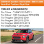SENZEAL Verre de Rétroviseur Remplacement pour Citroën C3 2016-2021 Peugeot 208 2008 308 2013-2019 Chauffant Retroviseur Extérie