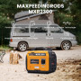 maXpeedingrods 2300W Generateur Electrique Groupe Electrogene Inverter Silencieux Essence 4 Temps avec Prises USB et 230 V Gener