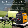 maXpeedingrods 2300W Generateur Electrique Groupe Electrogene Inverter Silencieux Essence 4 Temps avec Prises USB et 230 V Gener