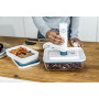 ZWILLING Kit de démarrage de Mise sous Vide Fresh & Save, en Verre, 16 unités, La Mer, Argent