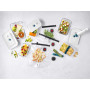 ZWILLING Kit de démarrage de Mise sous Vide Fresh & Save, en Verre, 16 unités, La Mer, Argent