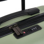 Cabin Max Valise à Main 55x35x25 cm, légère, Coque Rigide, Bagage à Main, avec 4 Roues, Serrure à 3 Chiffres (Bodo Grun, Air Fra