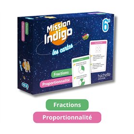 Mission Indigo Les cartes - Fractions / Proportionnalité - 6e - Ed. 2024