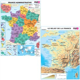 La France relief/Régions primaire