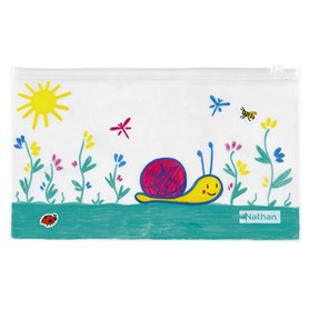 Lot de 10 Pochettes zippées