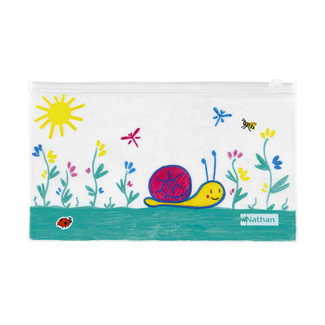 Lot de 10 Pochettes zippées