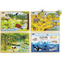 Puzzle bois Les animaux du monde