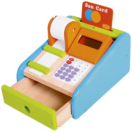 Caisse enregistreuse en bois