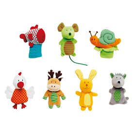 Marionnettes à doigts pour comptines