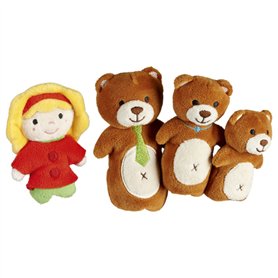 Marionnettes boucle d'or 3 ours